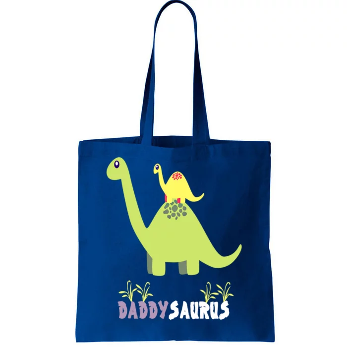 Daddysaurus Rex Tee Dinosaur Fathers Day Gift Tote Bag