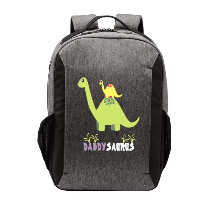 Daddysaurus Rex Tee Dinosaur Fathers Day Gift Vector Backpack