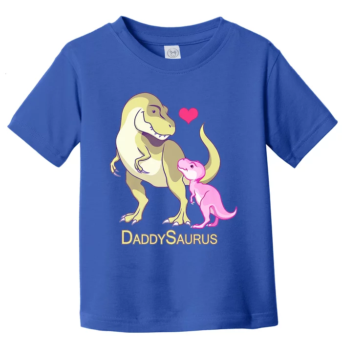 Daddysaurus Rex Tee Fathers Day Gift Toddler T-Shirt