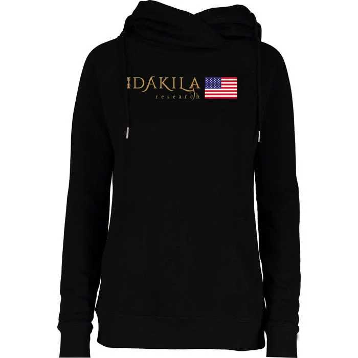 Dakila Research Usa Womens Funnel Neck Pullover Hood