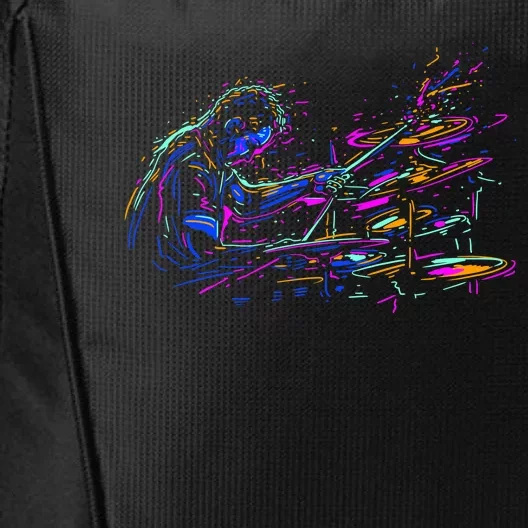 Drummer Abstract City Backpack