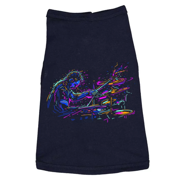 Drummer Abstract Doggie Tank