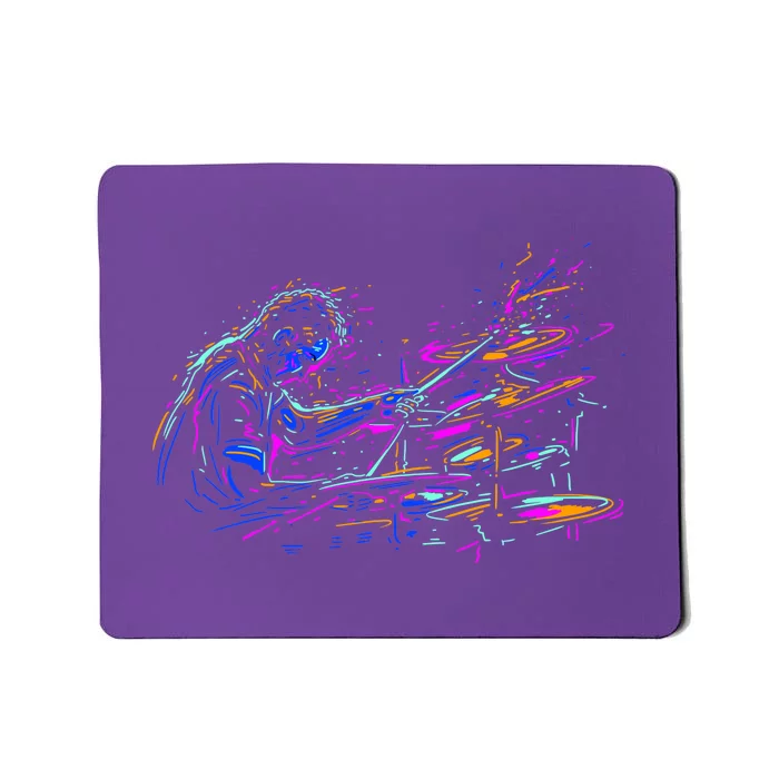 Drummer Abstract Mousepad