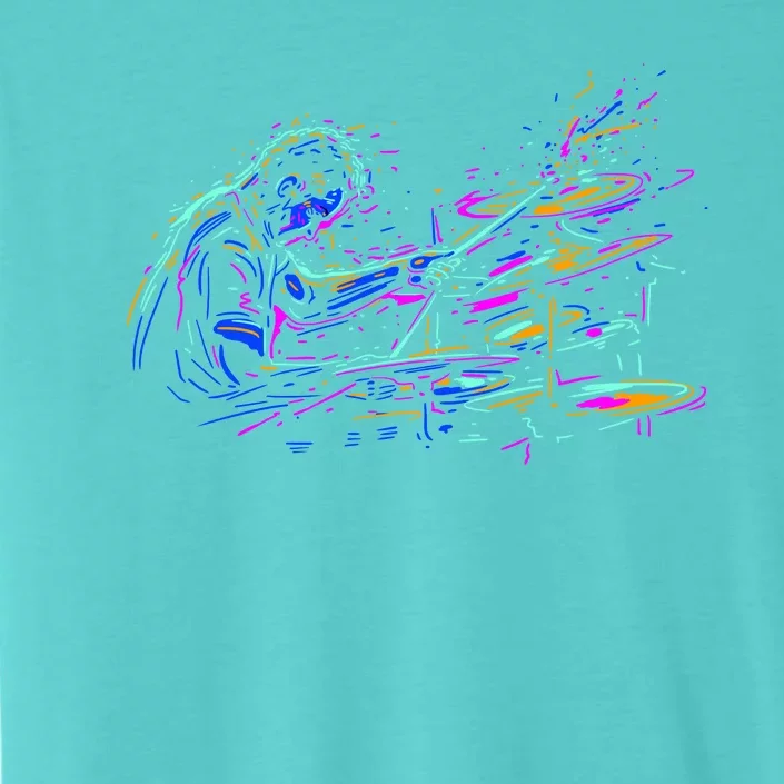 Drummer Abstract ChromaSoft Performance T-Shirt