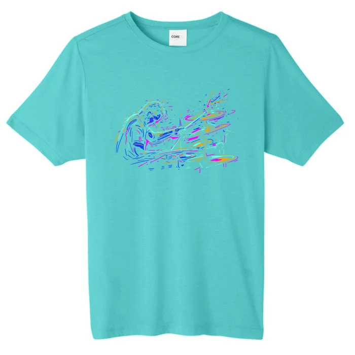 Drummer Abstract ChromaSoft Performance T-Shirt