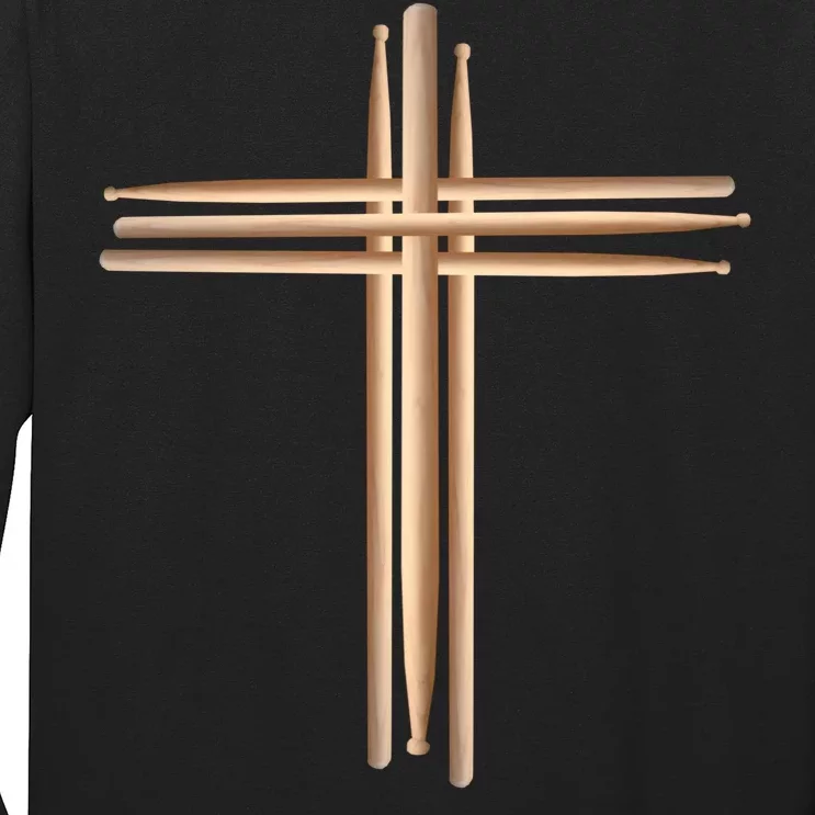 Drumsticks Cross Long Sleeve Shirt