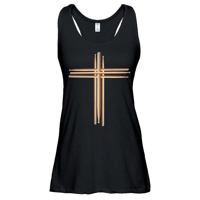 Drumsticks Cross Ladies Essential Flowy Tank