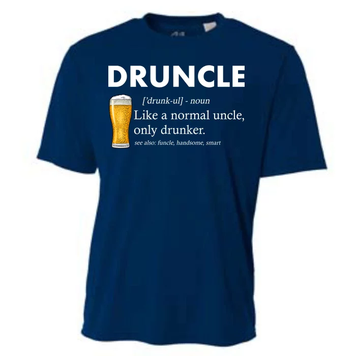 Druncle Funny Uncle Definition See Also Funcle Cooling Performance Crew T-Shirt