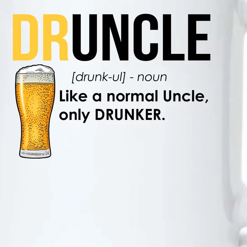 Druncle Like a Normal Uncle Only Drunker Black Color Changing Mug