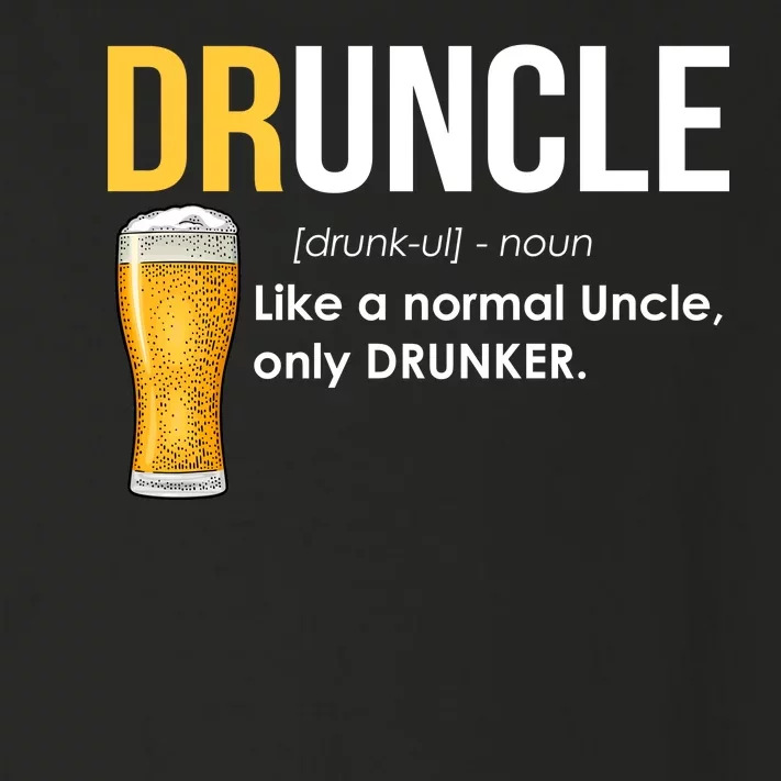 Druncle Like a Normal Uncle Only Drunker Toddler Long Sleeve Shirt