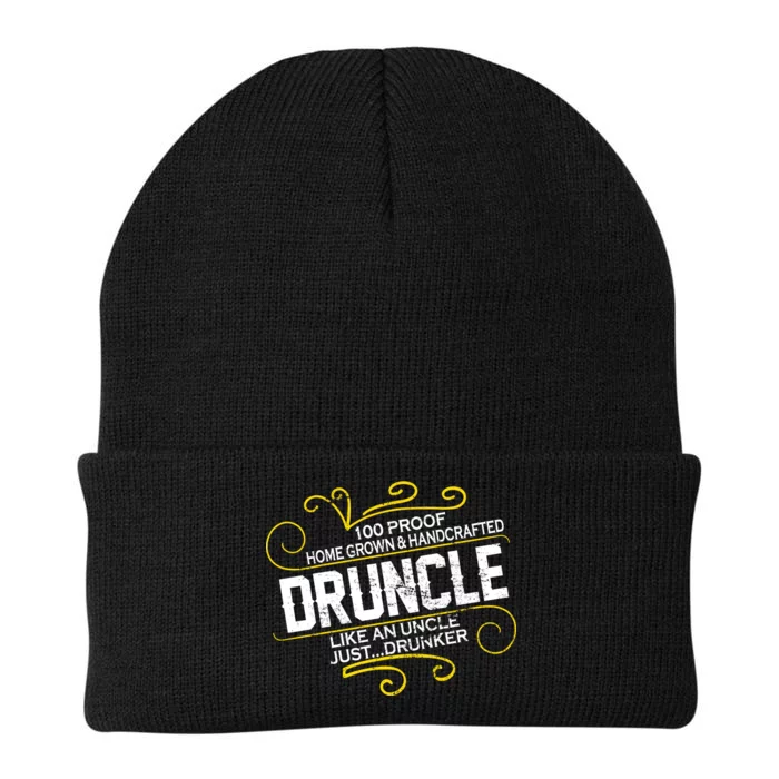 Druncle Like A Uncle Just Drunker Knit Cap Winter Beanie