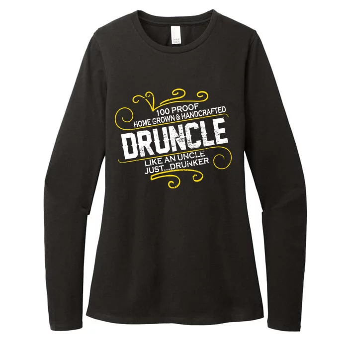 Druncle Like A Uncle Just Drunker Womens CVC Long Sleeve Shirt