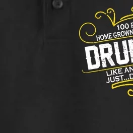 Druncle Like A Uncle Just Drunker Dry Zone Grid Performance Polo