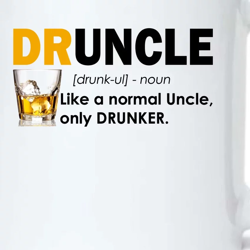 Druncle Normal Uncle Only Drunker Whiskey Black Color Changing Mug