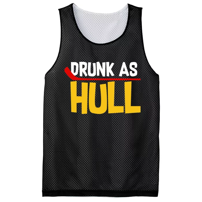 Drunk As Hull Mesh Reversible Basketball Jersey Tank