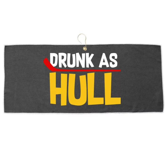 Drunk As Hull Large Microfiber Waffle Golf Towel