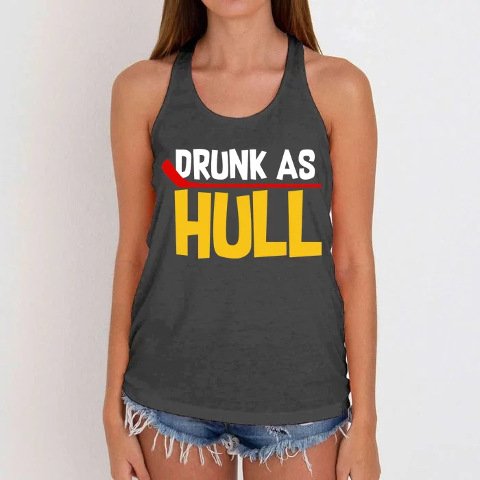 Drunk As Hull Women's Knotted Racerback Tank