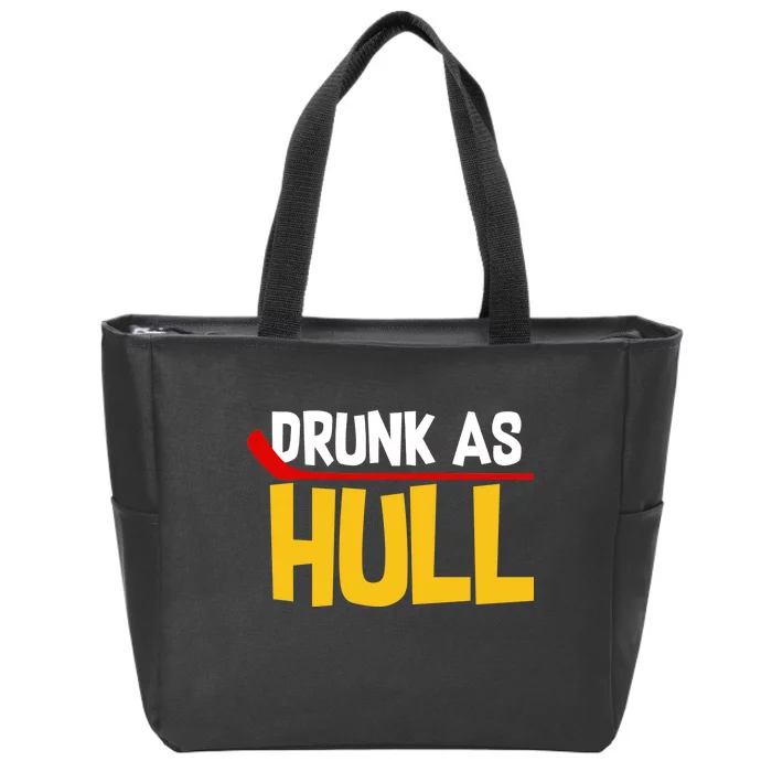 Drunk As Hull Zip Tote Bag