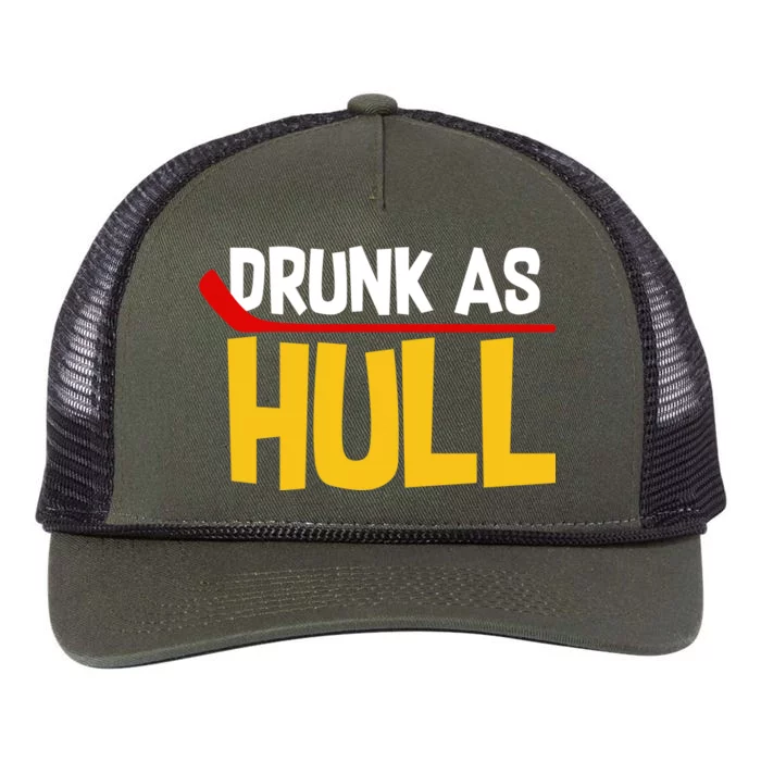 Drunk As Hull Retro Rope Trucker Hat Cap