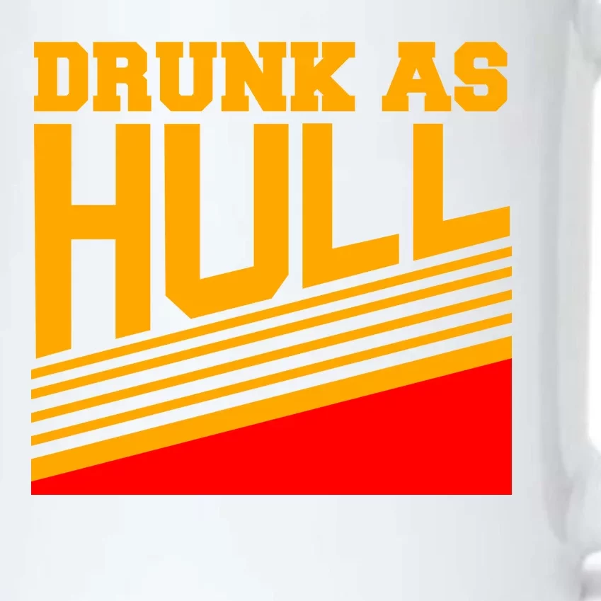 Drunk As Hull Logo Black Color Changing Mug