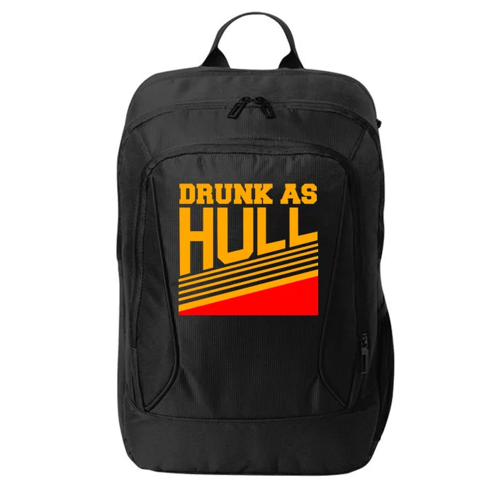 Drunk As Hull Logo City Backpack