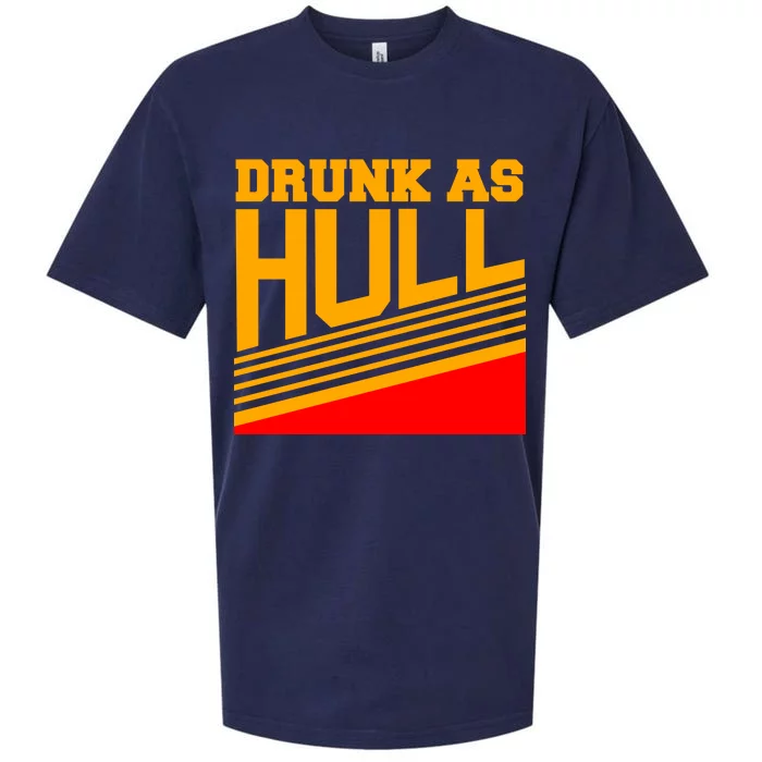 Drunk As Hull Logo Sueded Cloud Jersey T-Shirt