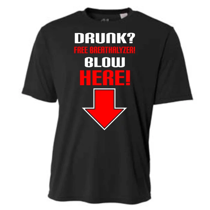 Drunk Free Breathalyzer Cooling Performance Crew T-Shirt