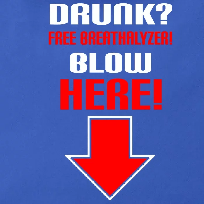 Drunk Free Breathalyzer Zip Tote Bag