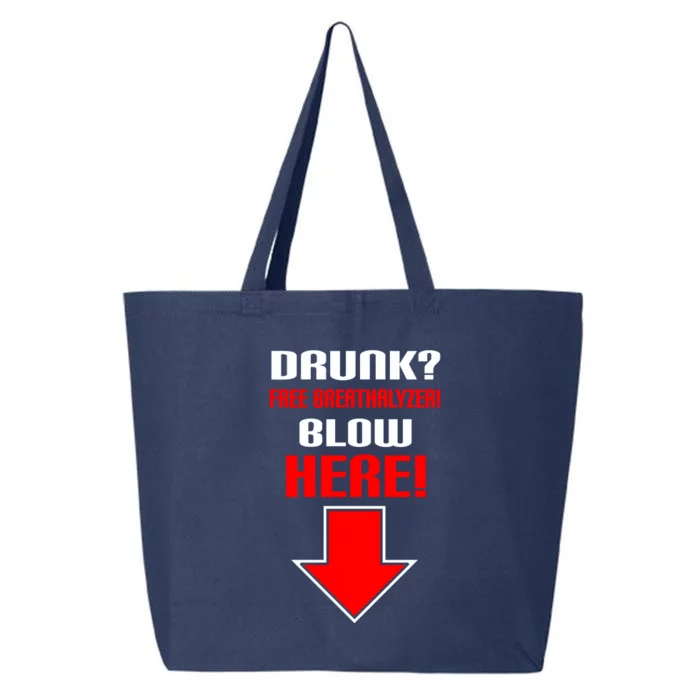 Drunk Free Breathalyzer 25L Jumbo Tote