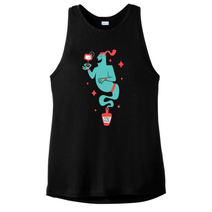 Drunk Genie Ladies Tri-Blend Wicking Tank