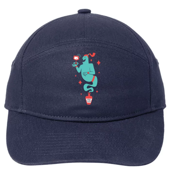 Drunk Genie 7-Panel Snapback Hat