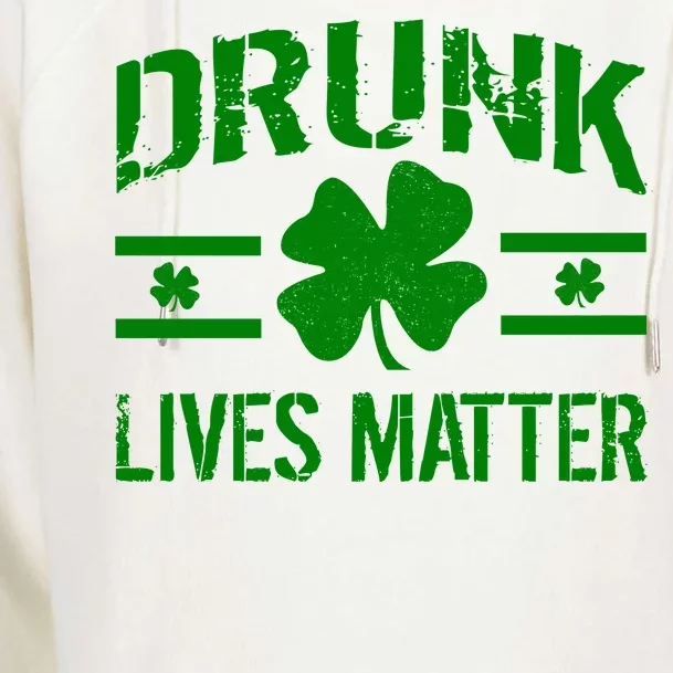 Drunk Lives Matter Womens Funnel Neck Pullover Hood