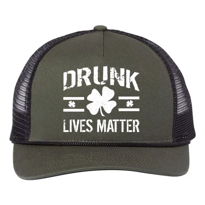 Drunk Lives Matter Retro Rope Trucker Hat Cap