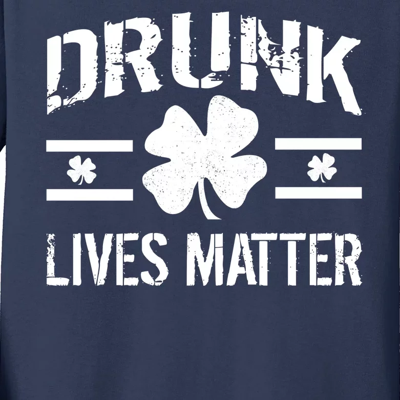 Drunk Lives Matter Kids Long Sleeve Shirt