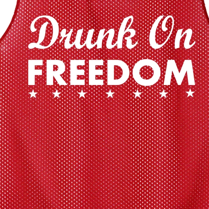 Drunk On Freedom Mesh Reversible Basketball Jersey Tank