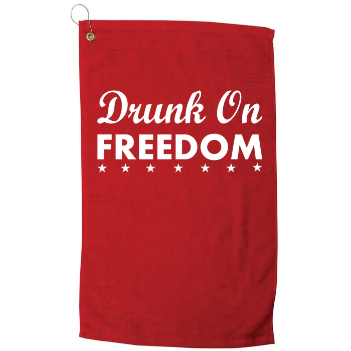 Drunk On Freedom Platinum Collection Golf Towel