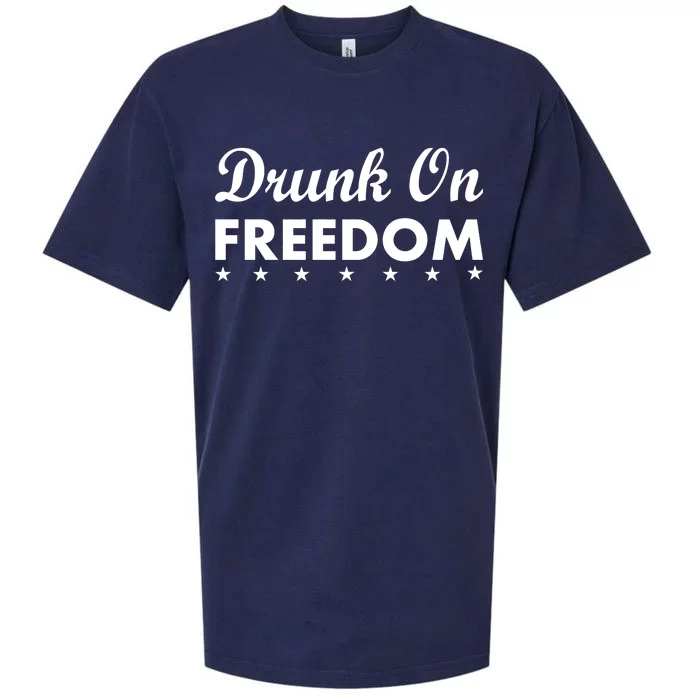 Drunk On Freedom Sueded Cloud Jersey T-Shirt