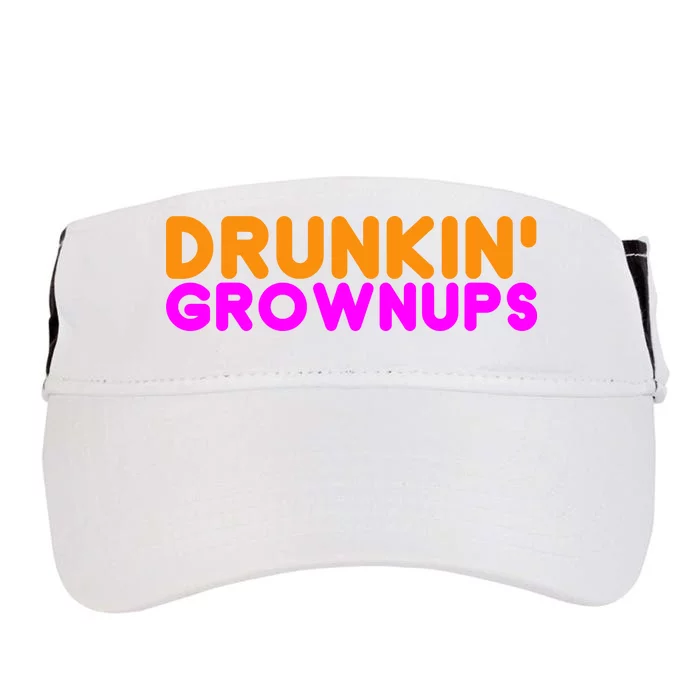 Drunkin Grownups Funny Drinking Adult Drive Performance Visor