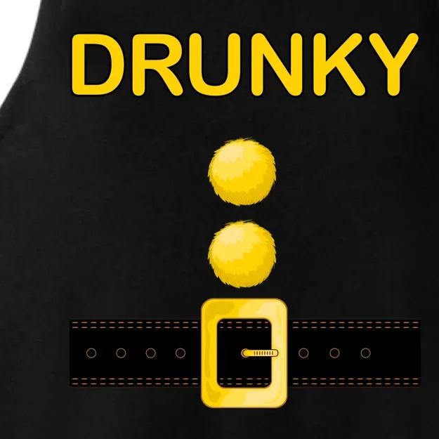 Drunky Dwarf Costume Ladies Tri-Blend Wicking Tank