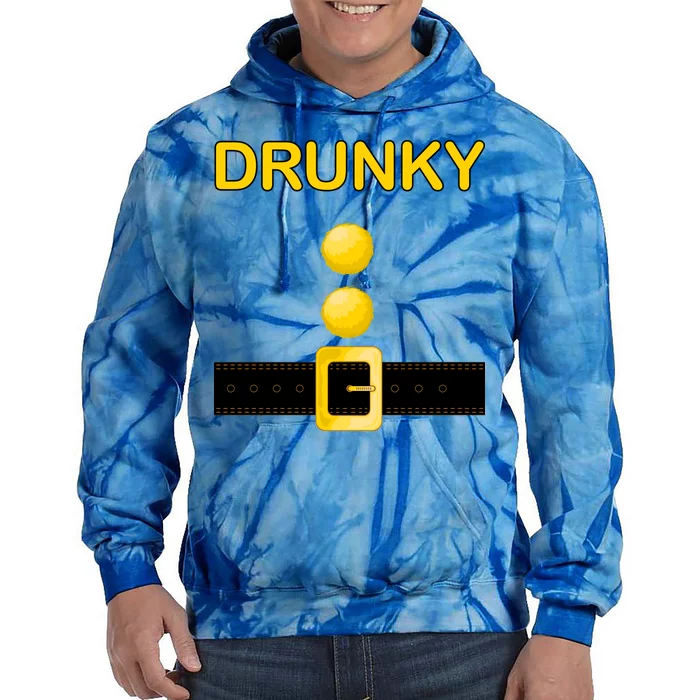 Drunky Dwarf Costume Tie Dye Hoodie