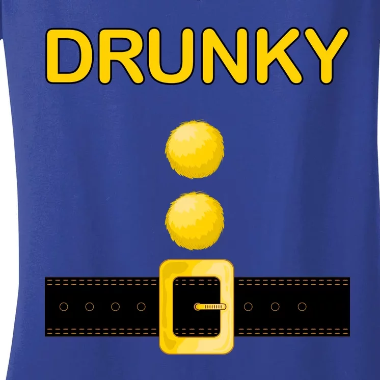 Drunky Dwarf Costume Women's V-Neck T-Shirt