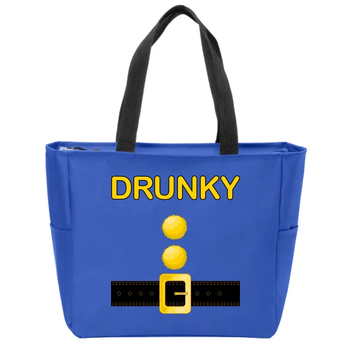 Drunky Dwarf Costume Zip Tote Bag