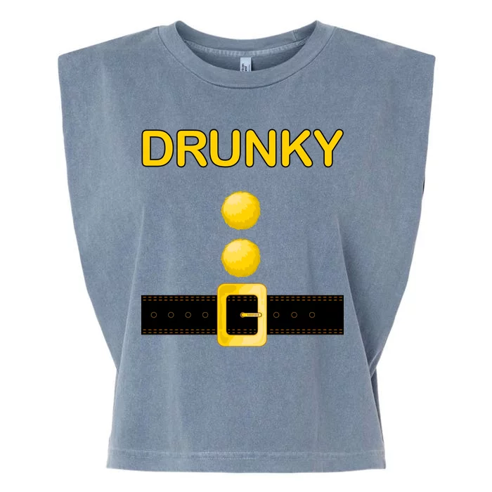 Drunky Dwarf Costume Garment-Dyed Women's Muscle Tee