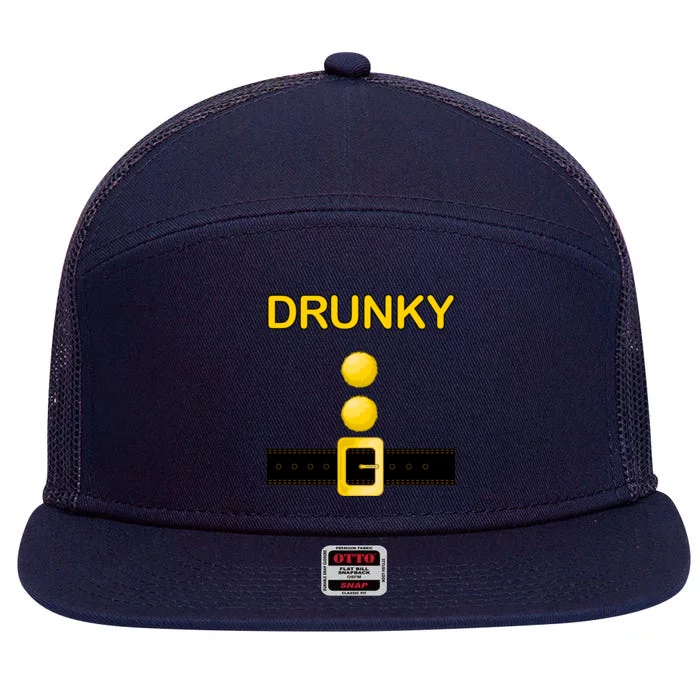 Drunky Dwarf Costume 7 Panel Mesh Trucker Snapback Hat