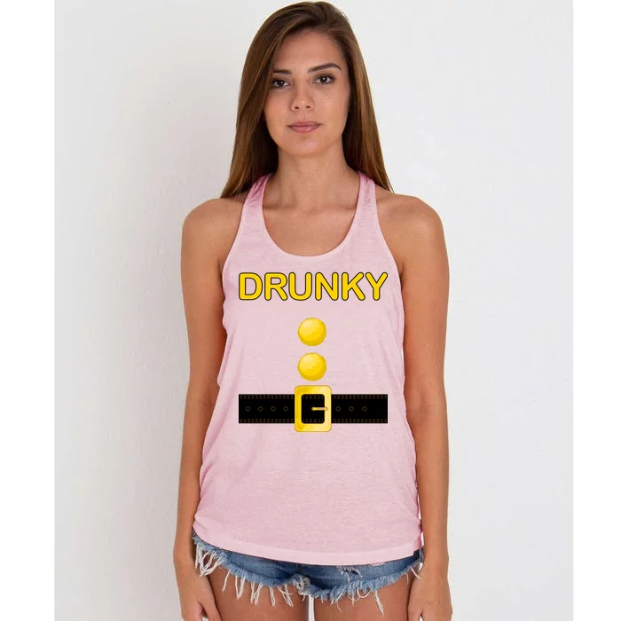 Drunky Dwarf Costume Women's Knotted Racerback Tank