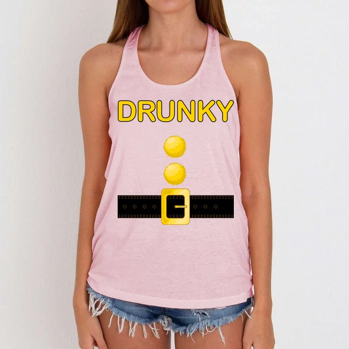 Drunky Dwarf Costume Women's Knotted Racerback Tank