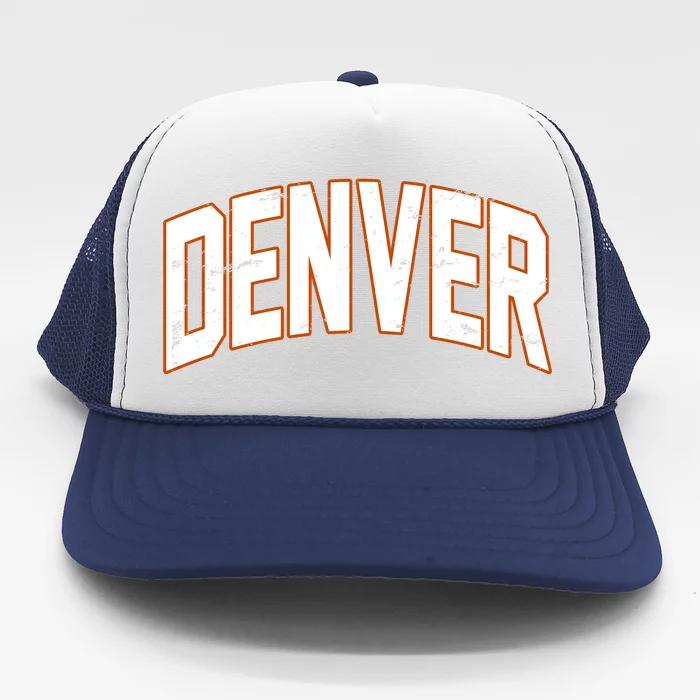 Denver Retro Vintage Trucker Hat