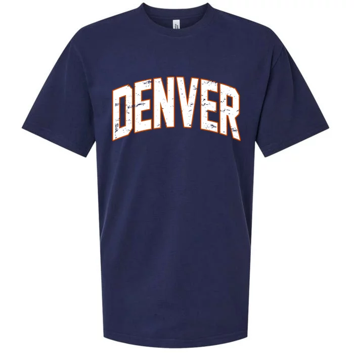 Denver Retro Vintage Sueded Cloud Jersey T-Shirt