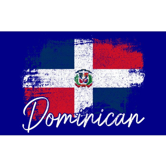 Dominican Republic Vintage Flag Dominican Pride Roots Gift Bumper Sticker