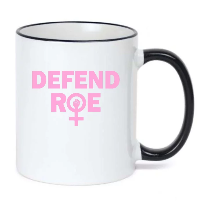 Defend Roe V Wade Feminist Rights Feminism Pro Choice Pro Roe Black Color Changing Mug